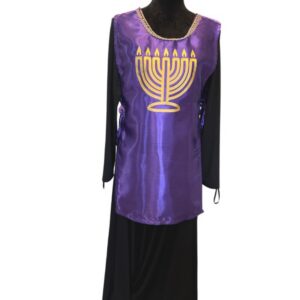 Satin Ephod with Applique and trim